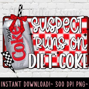 Suspekt läuft auf Diet Coke png, karierte Diet Coke Coquette png, Diet Coke Lover png Grafik Diet Coke Girl