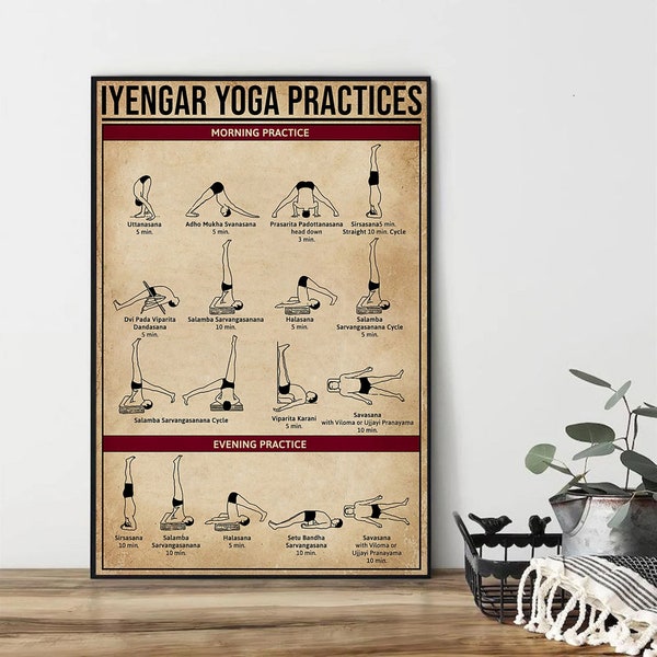 Yoga Poster - Etsy