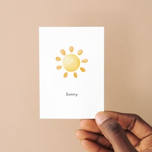 Flashcards météo | 12 cartes météo imprimables | Carte météorologique | Montessori | Cartes éducatives | Cartes préscolaires | Flashcards pour tout-petits