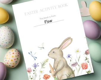 Easter Activity Book: Kids Printable Games & Coloring Pages (Digital Download)