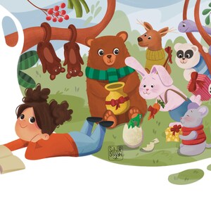 Ilustrador de libros infantiles, arte de libros infantiles personalizados imagen 3
