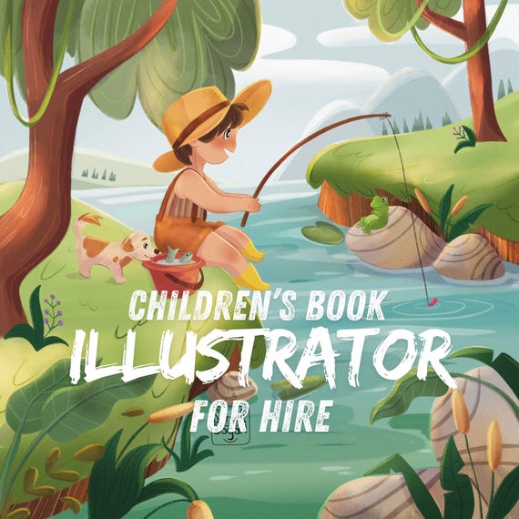 Children's Book Illustrator, Custom Kids Book Illustrations