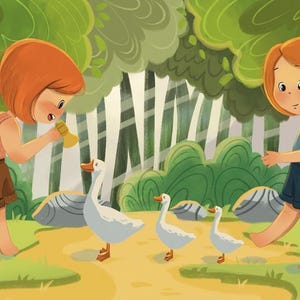 Grafik Novel Illustrator zu buchen, Kinderbuch Illustration für Kinderbuch, Künstler für Rentner Buch Aufträge