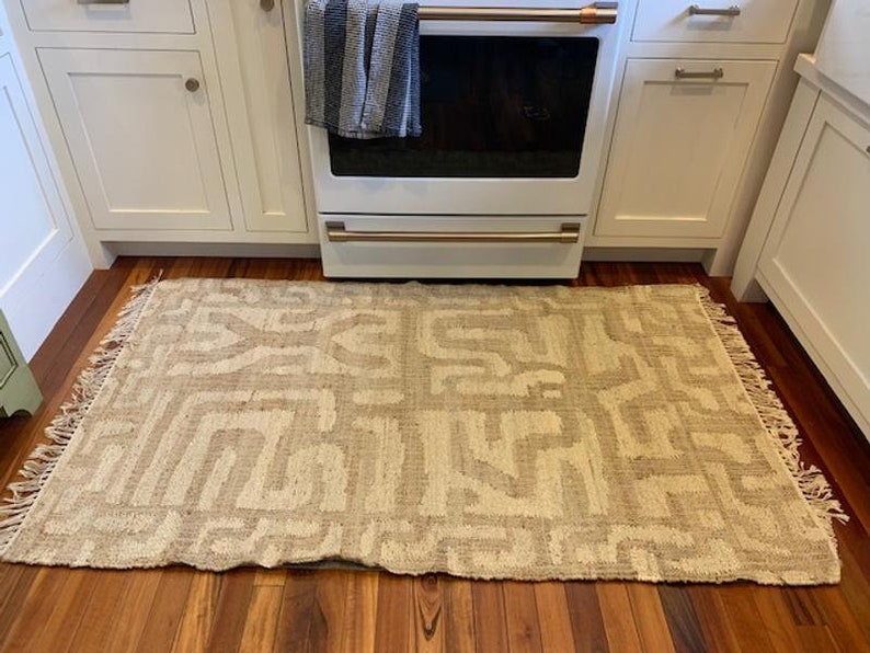 Area Rugs 5' X 8' Hand Woven Lunar Jute Natural Bleach Anthropologie