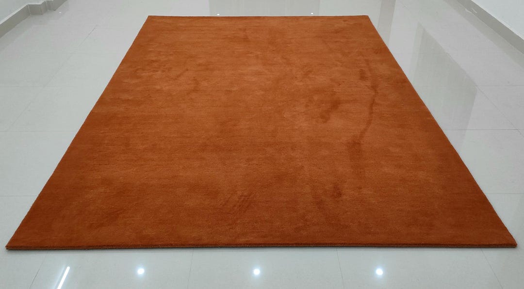 Premium Quality Baxter Marigold Hand Tufted Authentic Pure Woolen Rugs ...
