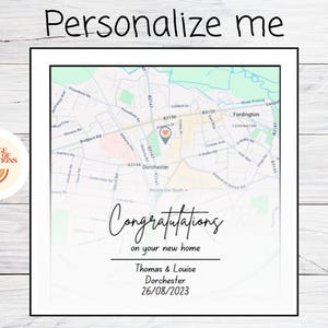 Herzlichen Glückwunsch zu Ihrem neuen Zuhause, personalisiert, personalisiert, Freund, Freundin, Freund, bester Freund, neues Haus