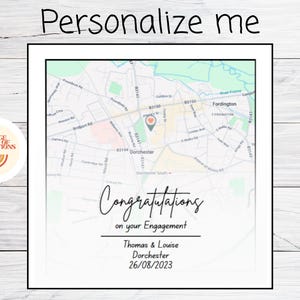 Herzlichen Glückwunsch zu Ihrer Verlobung, personalisiert, personalisiert, Karte, Freund, Freundin, Freund, Bester Freund,