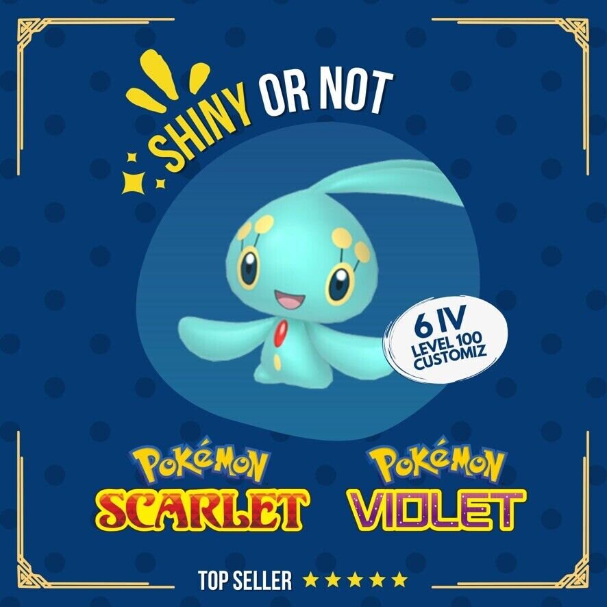 Shiny Manaphy - Etsy
