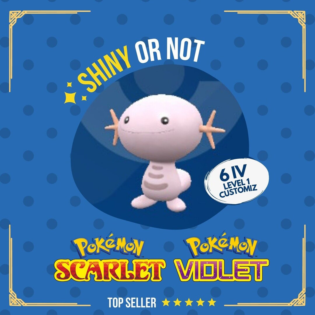 shiny wooper pokemon card PSA 10 PALDEAN WOOPER SHINY RARE main image 1
