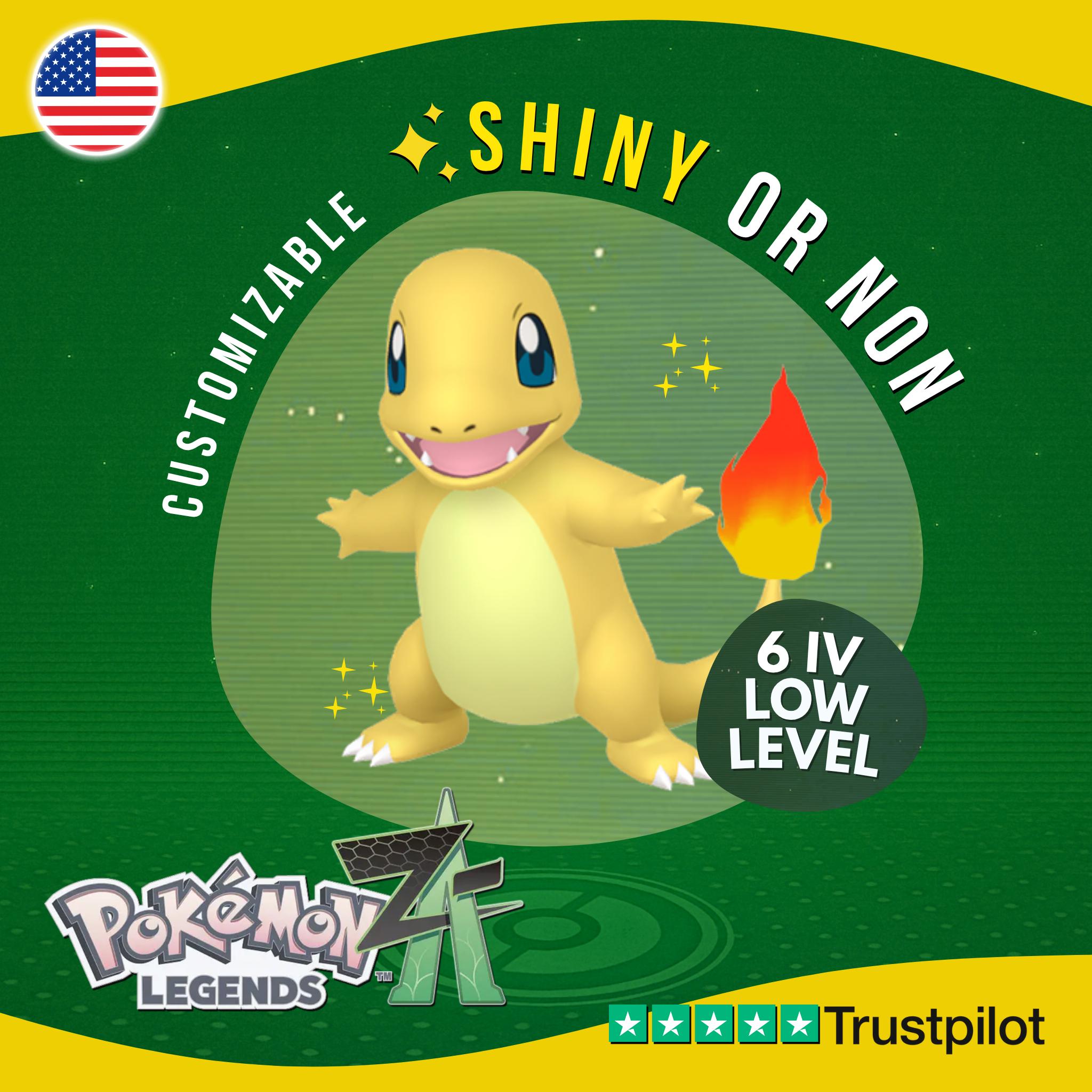 ヒトカゲ シャイニーまたは非 6IV ポケモンレジェンド Z-A 競技