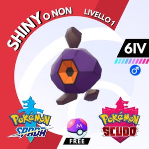 Roggenrola Shiny o Non 6 IV e Master Ball Legit Pokemon Spada Scudo Épée Bouclier