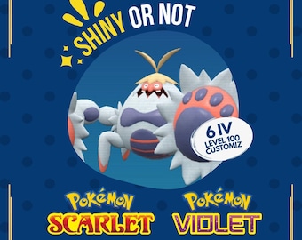 Emboar Shiny 6IV Per Pokémon Scarlatto E Viola – Versione Lucida Competitiva