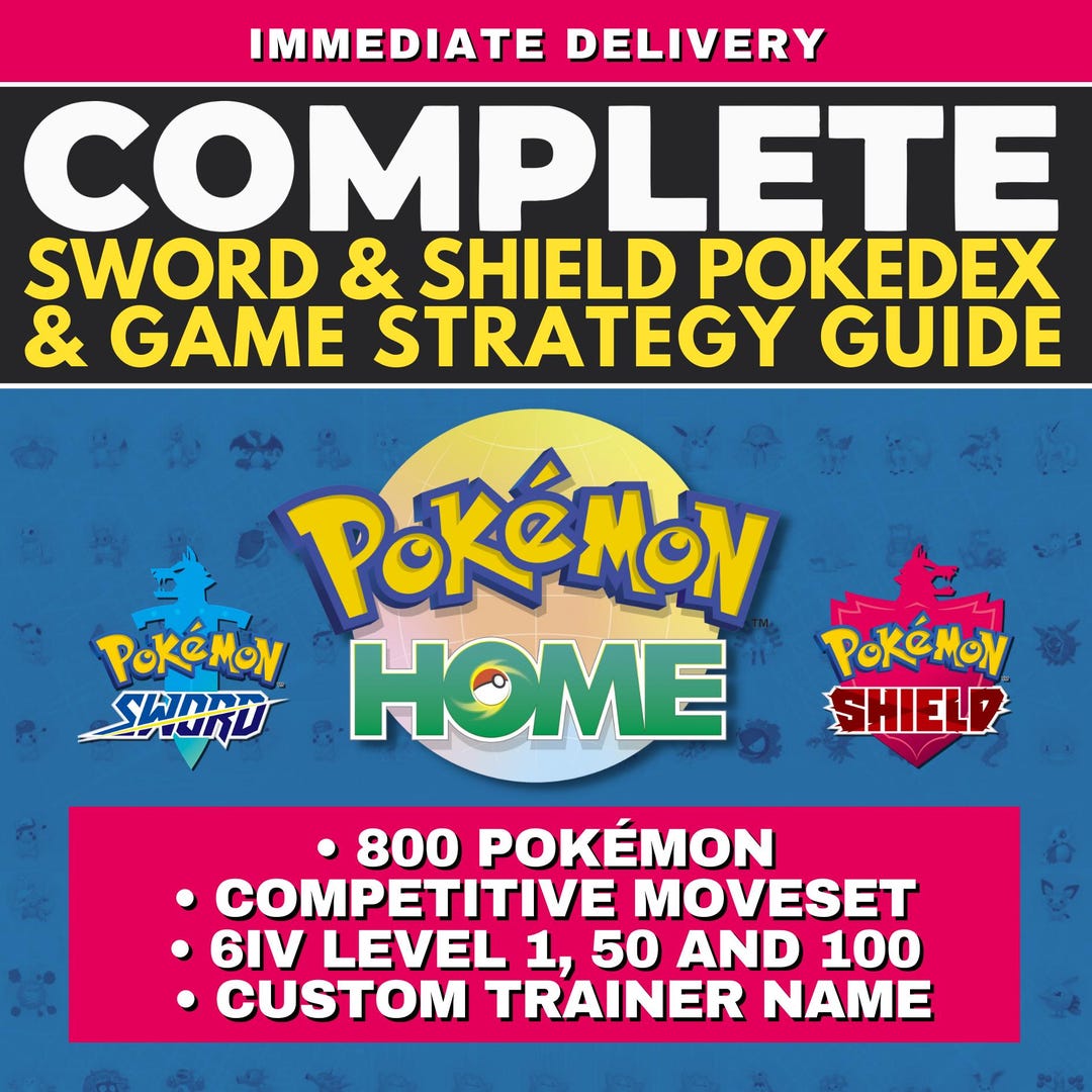 Generation 8 Galar Shiny Square Living Dex 750 Custom OT Name