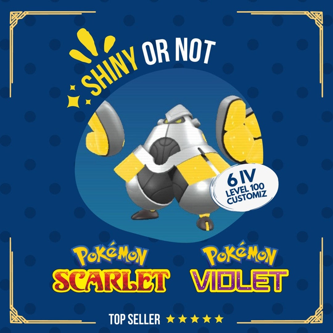 Iron Hands Hariyama Paradox Shiny or Non 6 IV Competitive Etsy