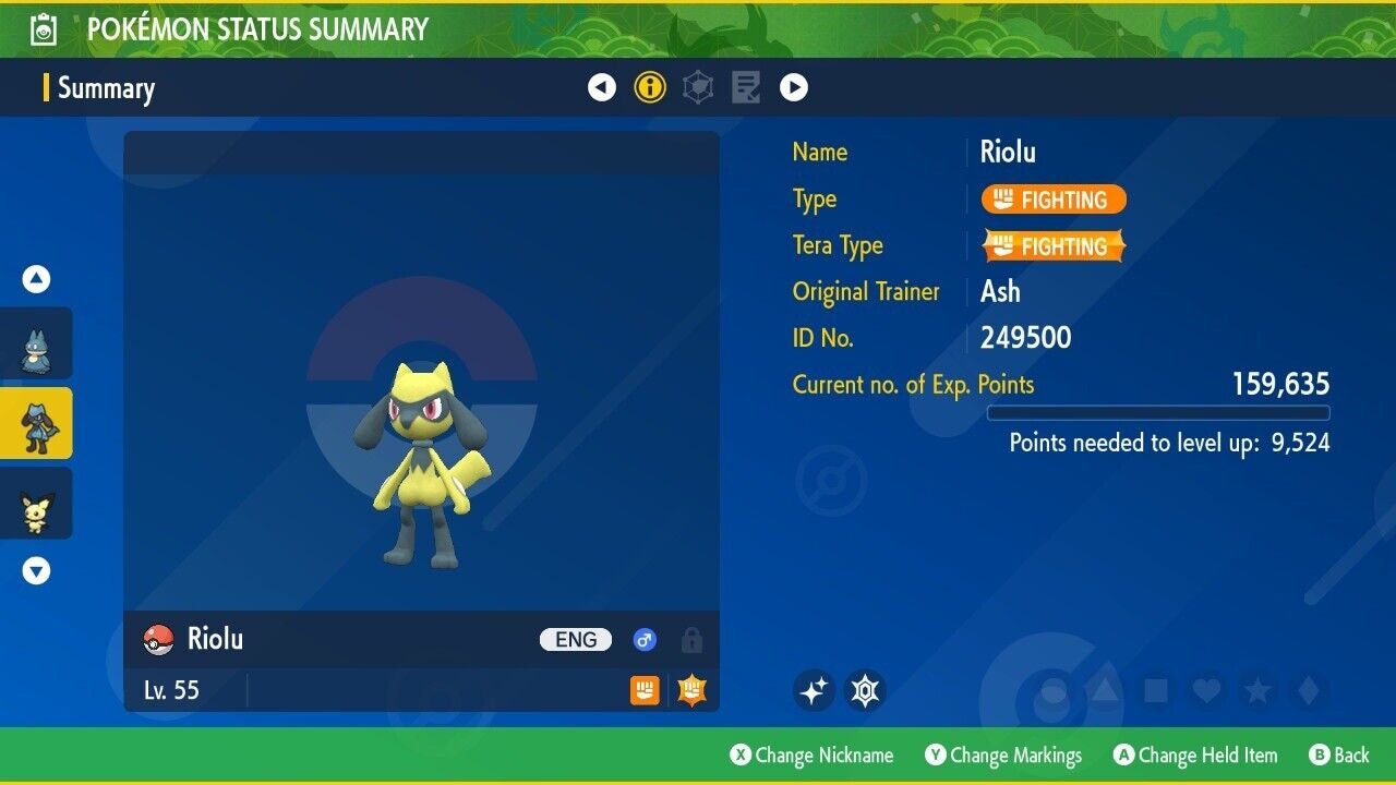 Riolu Shiny Event Easter Vigor Mass Outbreak Untouched IV Pokémon