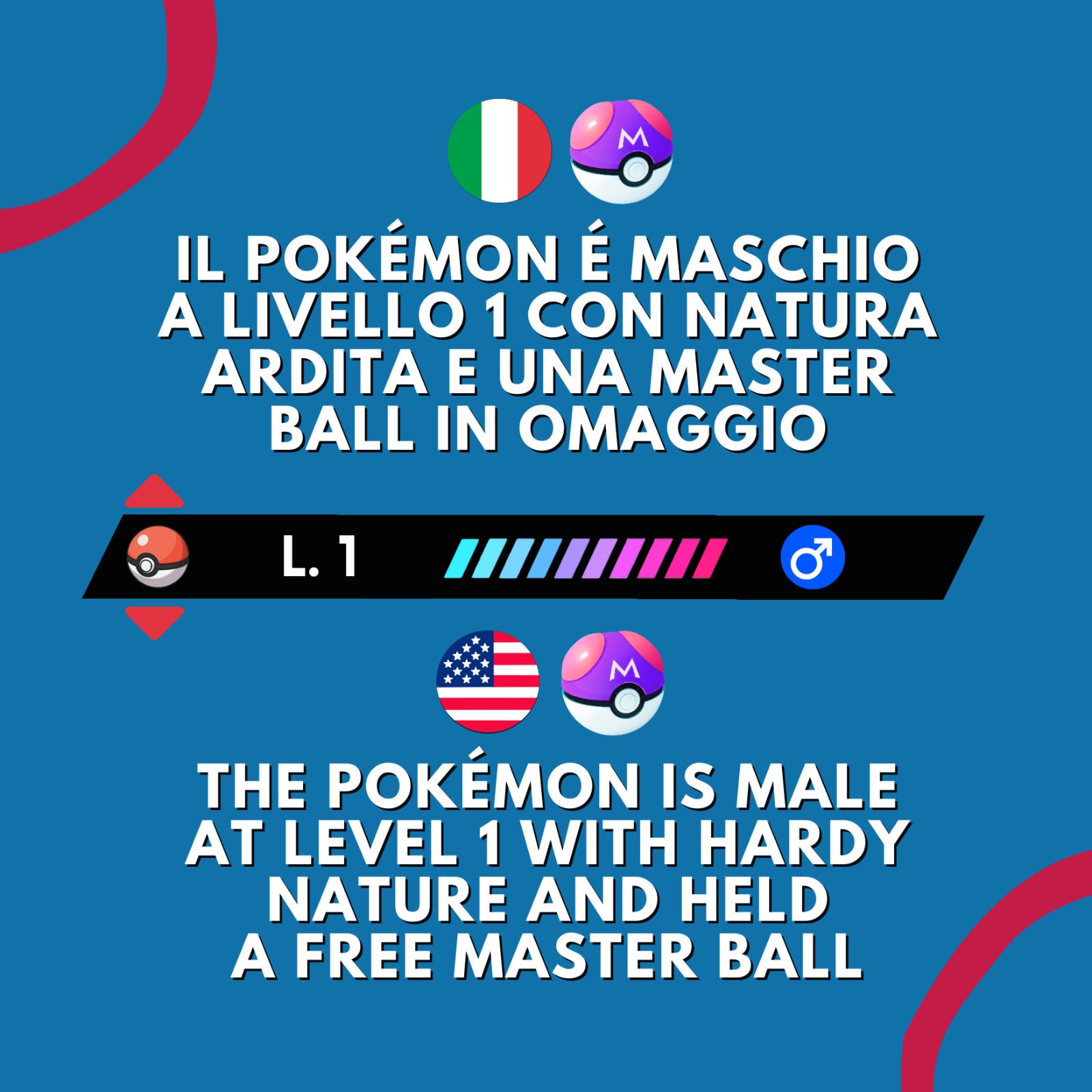 Mudkip Shiny o Non 6 IV Personalizzabile Pokémon Scarlatto