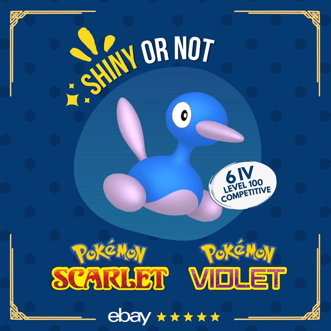 Porygon 2 Shiny or Non 6 IV Competitive Customizable Pokmon Scarlet Violet  - Etsy