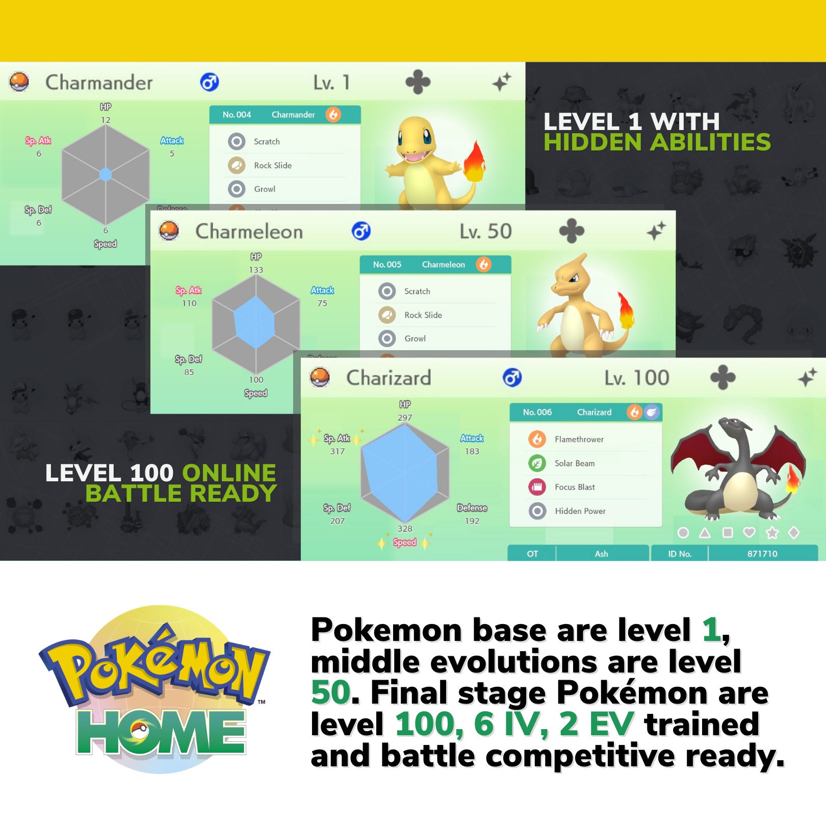 Pokémon HOME Shiny Living Dex Complete Generation 8 Galar Sword Shield  Pokedex