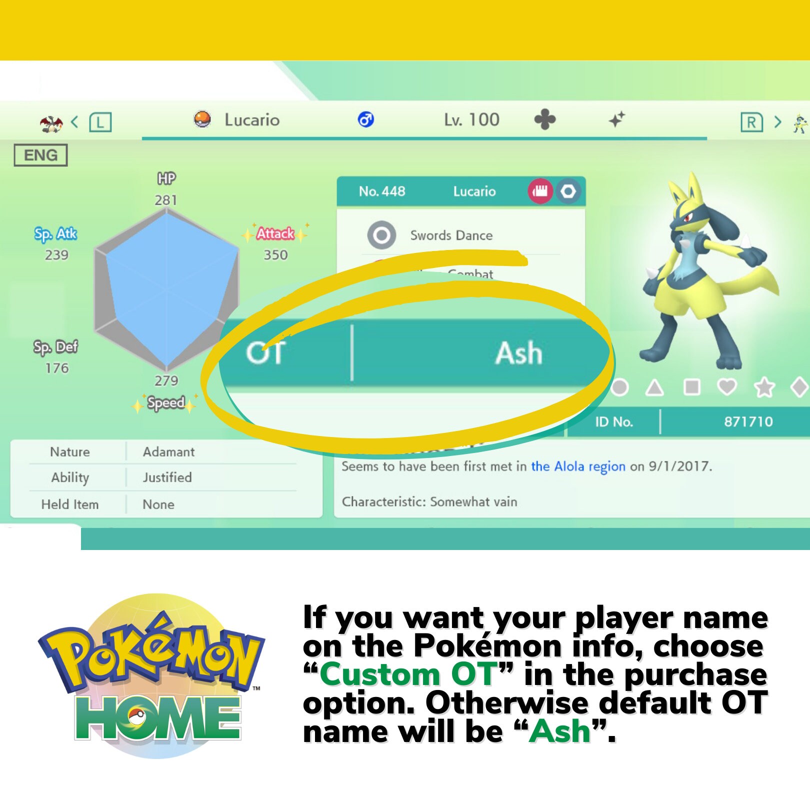 Pokemon HOME Shiny Living Dex Complete Galar Pokedex 6IV Battle Ready Sword & Shield