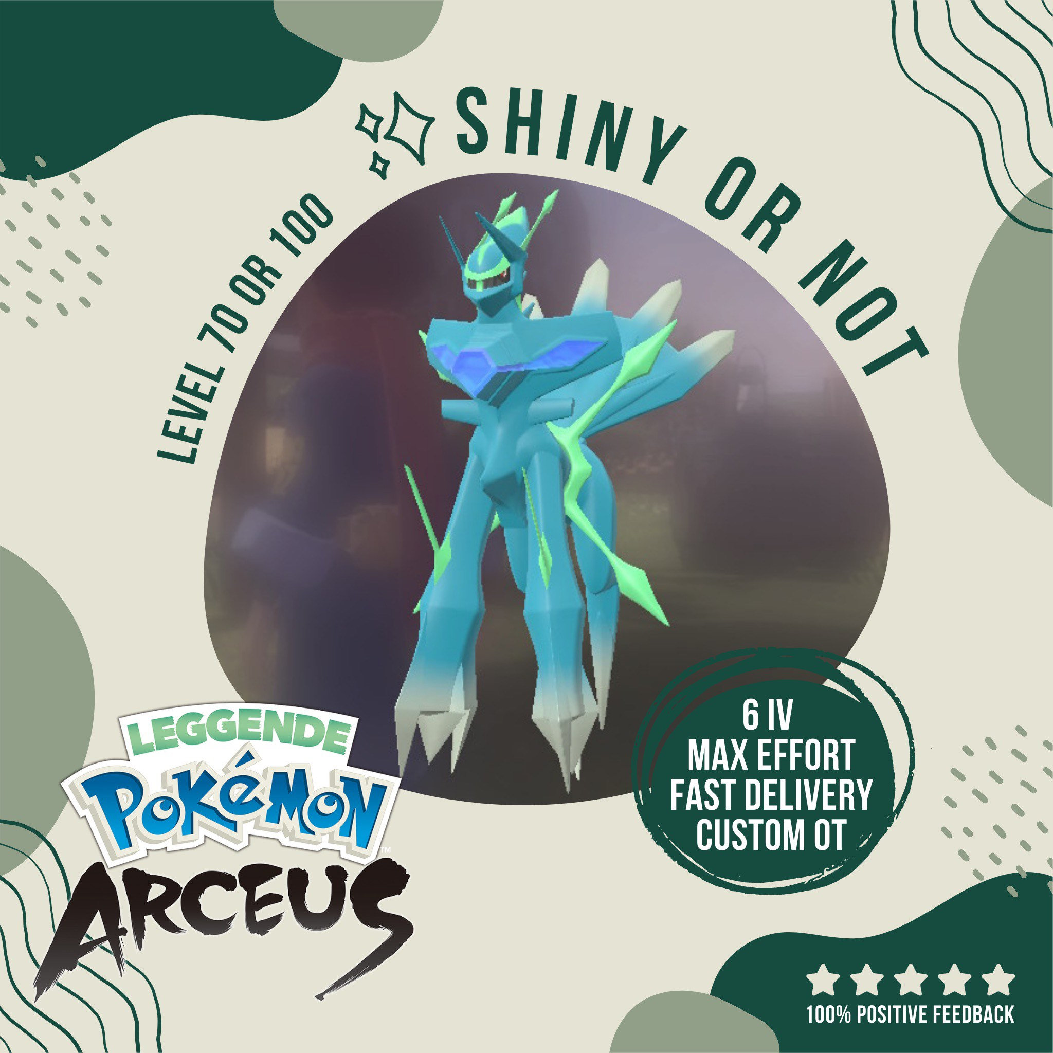 Pokemon Legends Arceus Shiny Giratina (Origin) Max Effort Fast Delivery