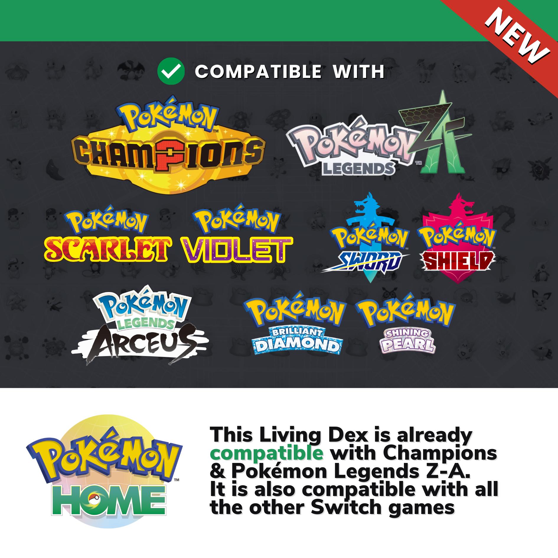 POKEMON Home Living Dex Pokedex Completo Normali + Shiny + Evento - Foto 9