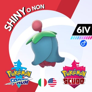 Bouclier d&#39;épée Cherrim Shiny o Non 6 IV Comppetitivo Legit Pokemon Spada Scudo