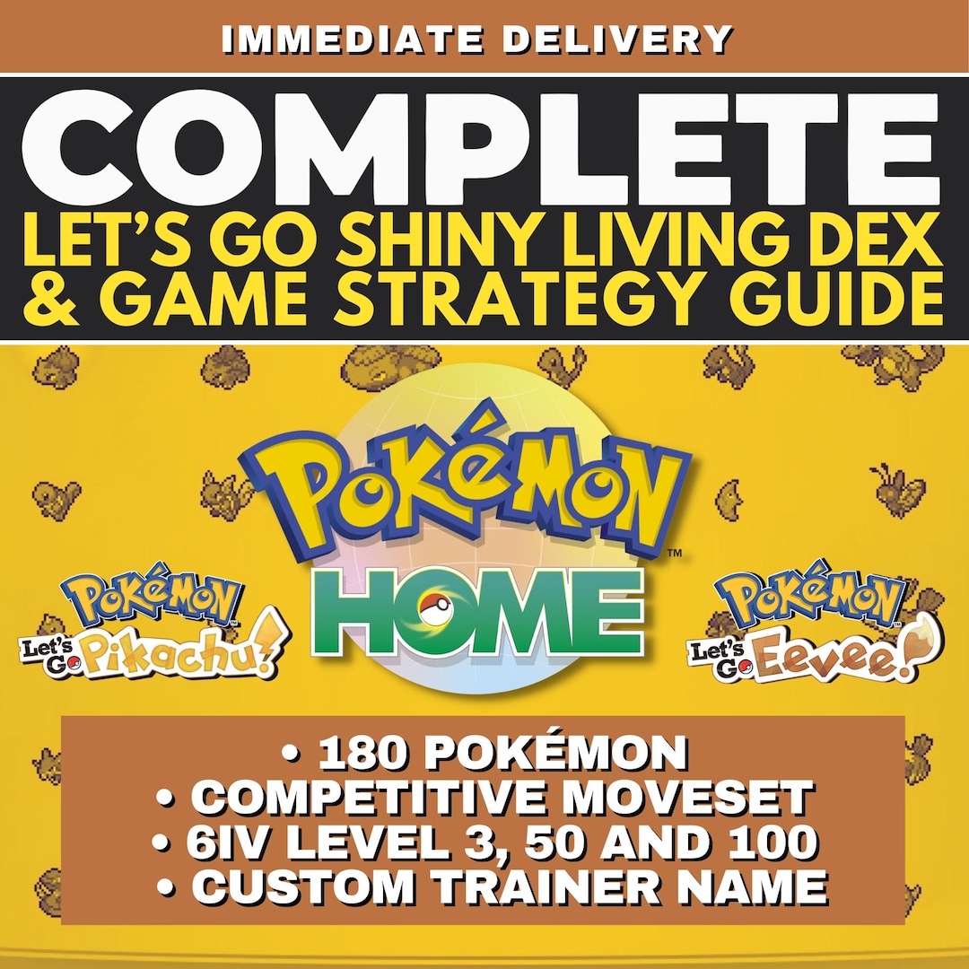 Shiny Locked Shiny In Let's Go Pikachu Shiny/Non-shiny Alolan