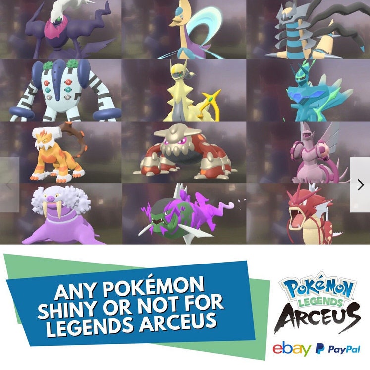 Pokemon Legends Arceus Shiny Shaymin Max Effort Levels 6IV-EV