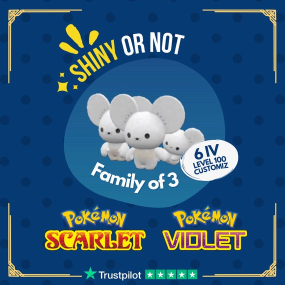 Pokmon GO Shiny Maushold (Family Of Three)  Rare  Read Full Description Shiny  Mudkip Card