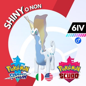Aurorus Shiny o Non 6 IV Comppetitivo Legit Pokemon Spada Scudo Épée Bouclier