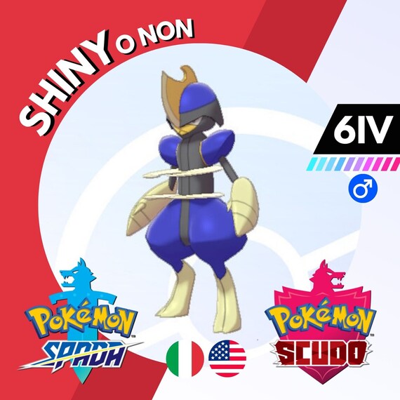 Bisharp Shiny O Non 6 IV Competitivo Legit Pokemon Spada Scudo Sword Shield  - Etsy