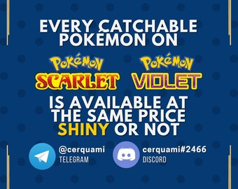 Pokémon Scarlet & Violet Shiny 6IV EV Battle Ready Ceruledge w