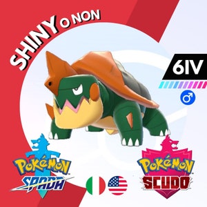 Drednaw Shiny o Non 6 IV Comppetitivo Legit Pokemon Spada Scudo Épée Bouclier