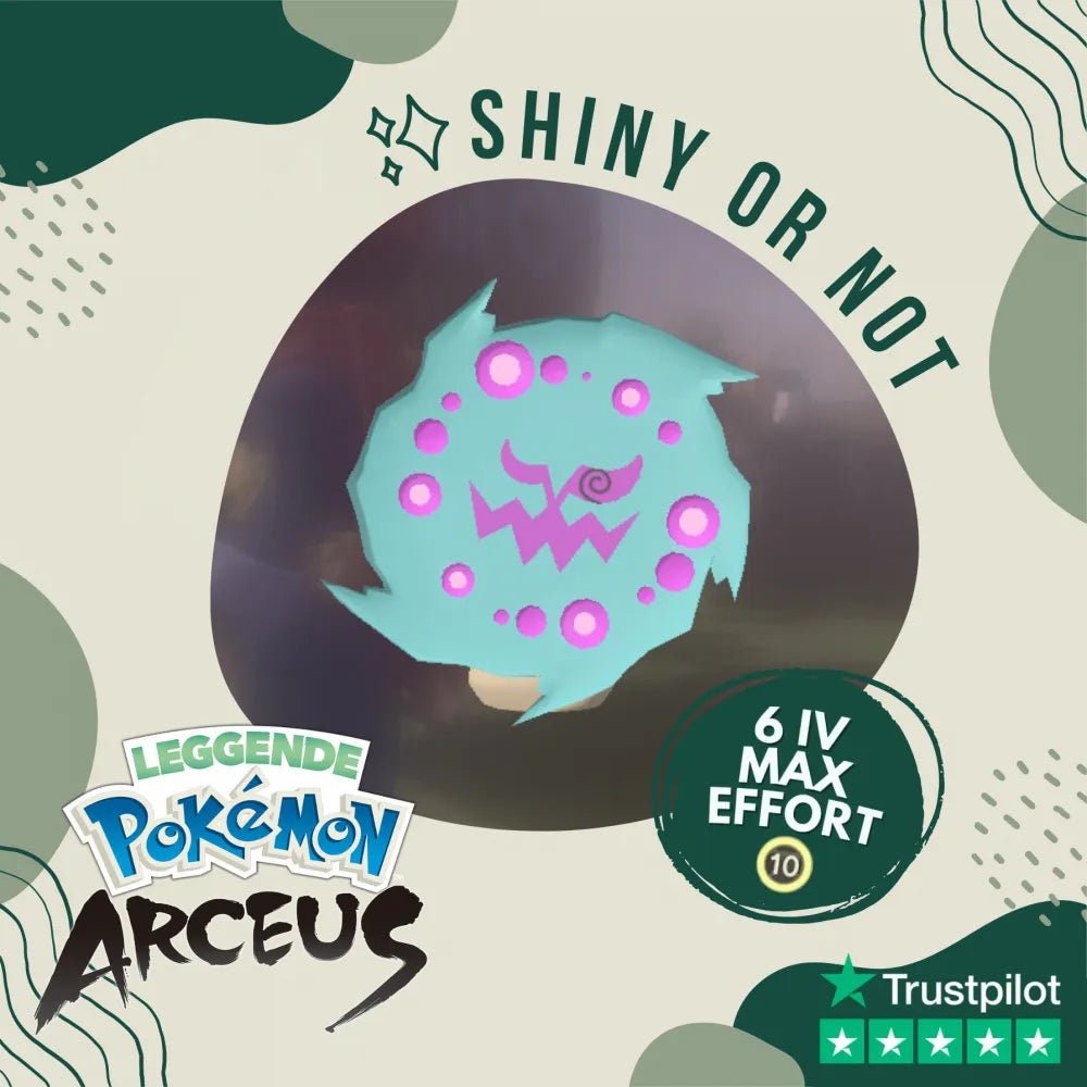 6IV Spiritomb lucido Pokemon scarlatto e viola EV'D o non lucido