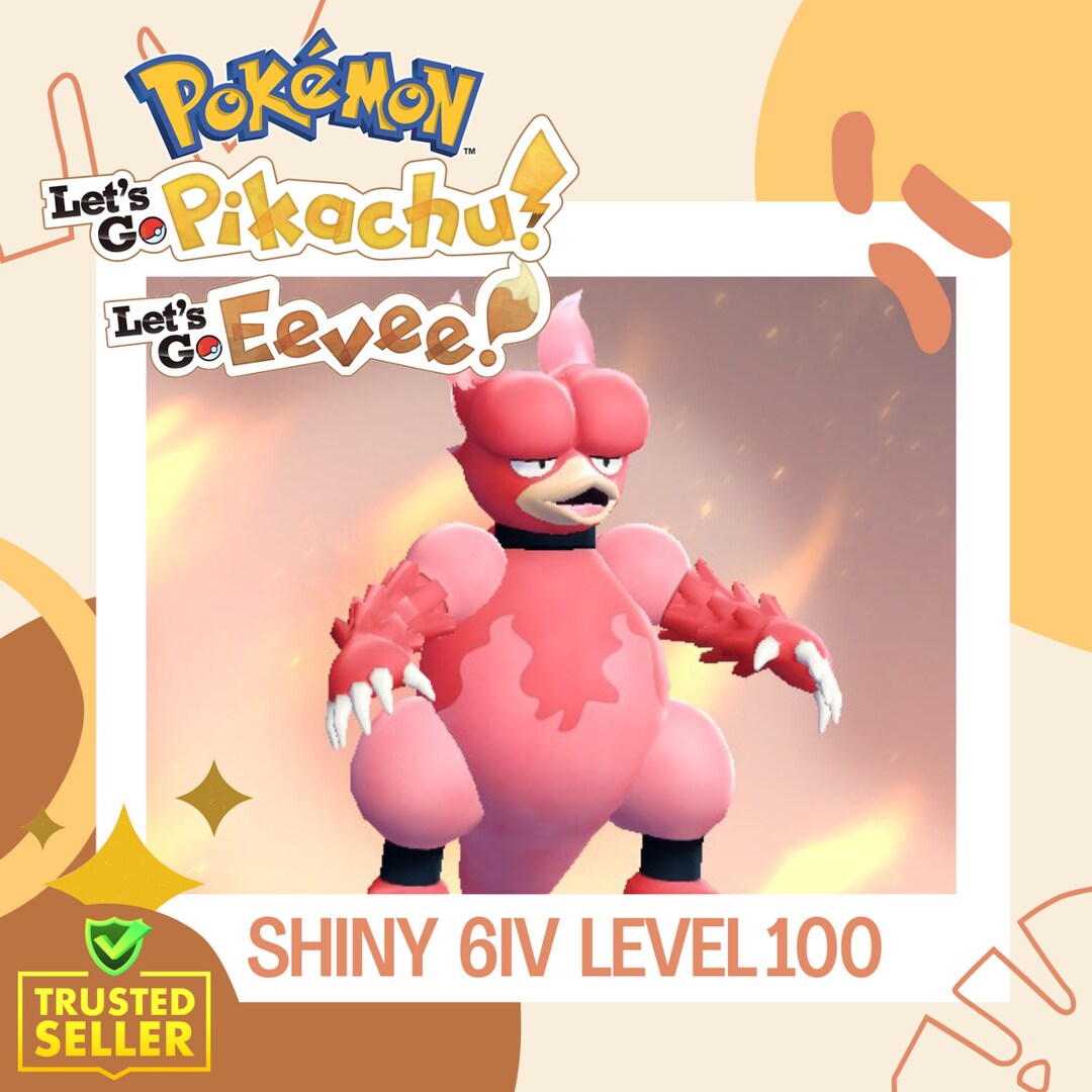 Mega Gengar Shny or Non Shny Pokémon Let's Go Pkachu Eevee Level 100