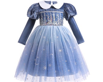 Elsa Inspired Dress Birthday Party Cosplay Costume Dress - Etsy