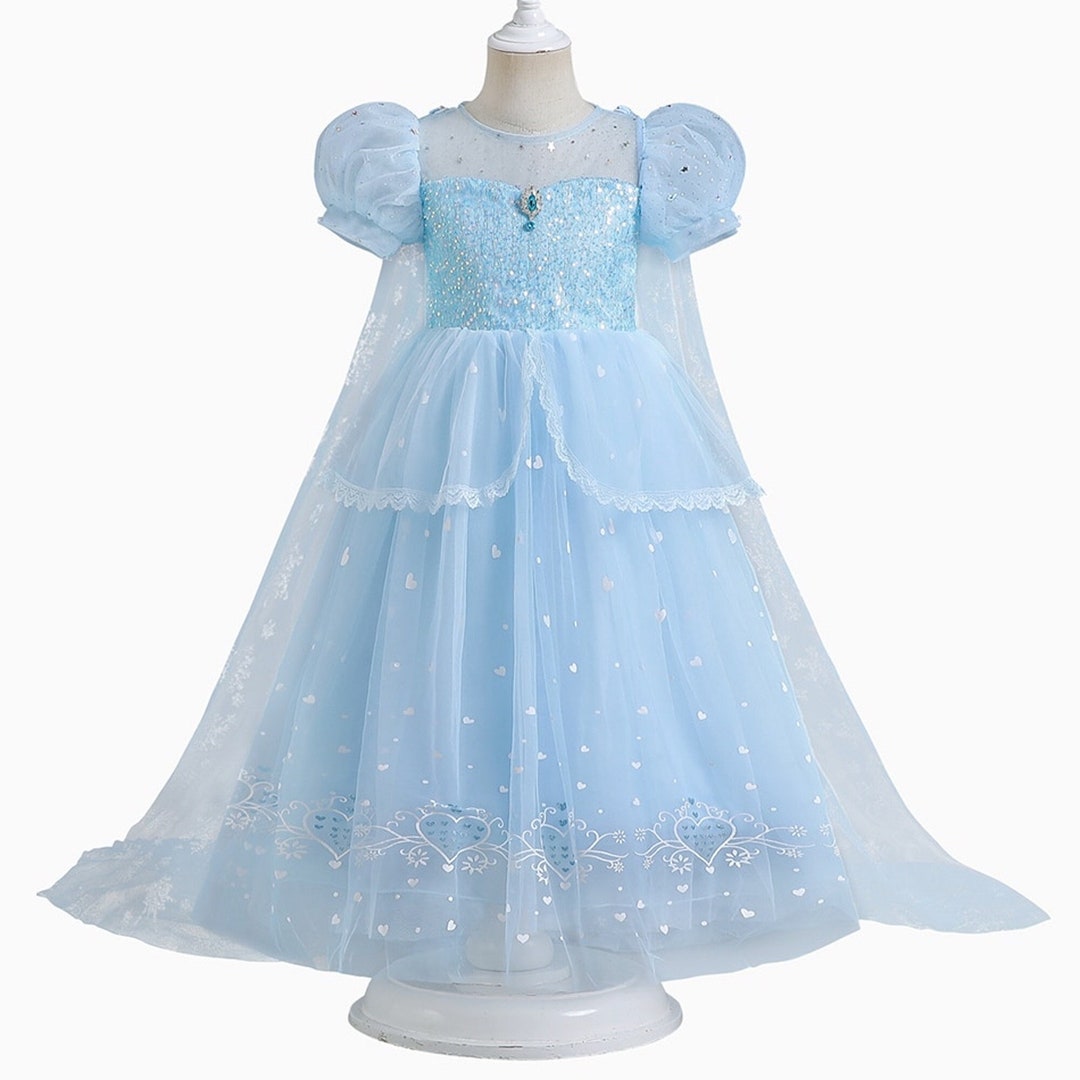 Elsa Inspired Dress Birthday Party Cosplay Costume Dress - Etsy