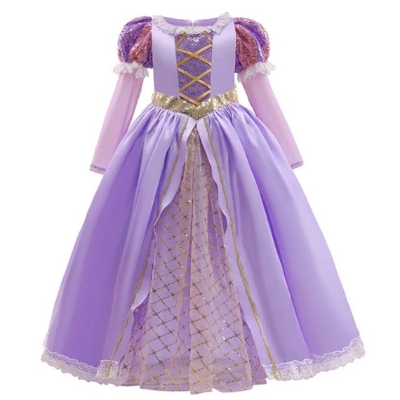 Rapunzel Dress Birthday Party Cosplay Costume Dress - Etsy
