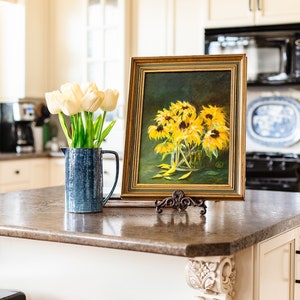 Soleil | Impasto Oil Painting | Oil Painting | Digital Download | Digital Print | Floral Painting