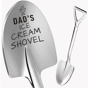 Personalised Ice Cream Shovel Engraved Stainless Steel Ice Cream Spoon Custom Ice Cream Scoop Customised Gifts
