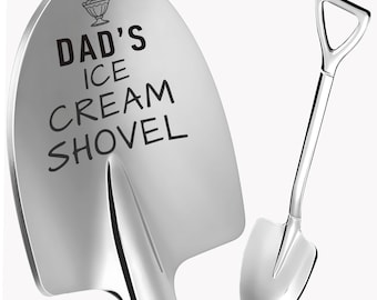 Personalised Ice Cream Shovel Engraved Stainless Steel Ice Cream Spoon Custom Ice Cream Scoop Customised Gifts