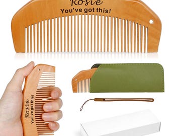 Customised Birthing Comb for Labour, Personalised Wooden Birth Comb for Pain Relief, Labour/Postpartum Essentials, Gifts for Pregnant Women