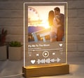 Personalised Music Song Plaque Created Acrylic Plaque A5 Music Plaque Anniversary Birthday Gifts for Her Him Women Men product logo