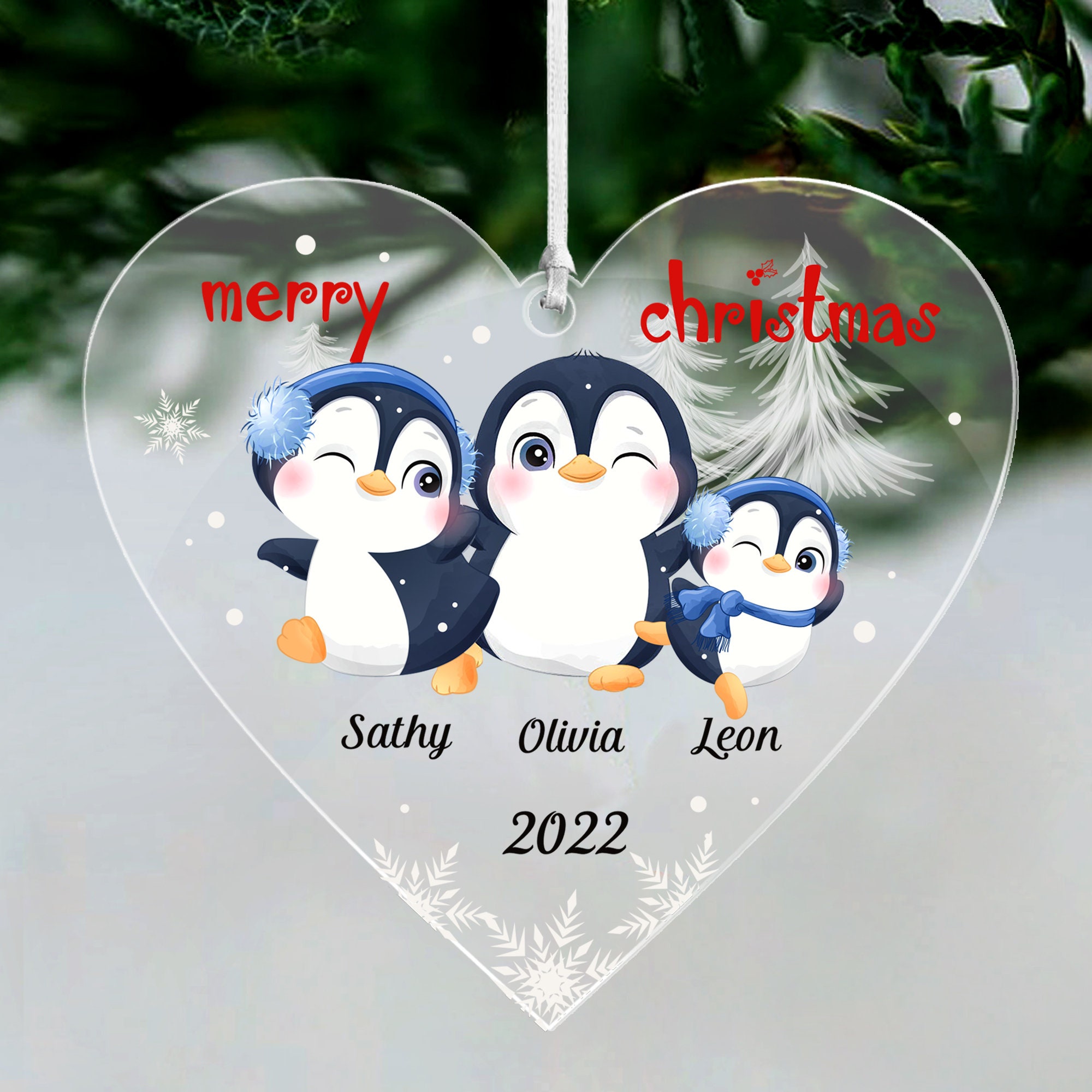 Personalised Christmas Tree Decorations Custom Xmas Tree - Etsy UK