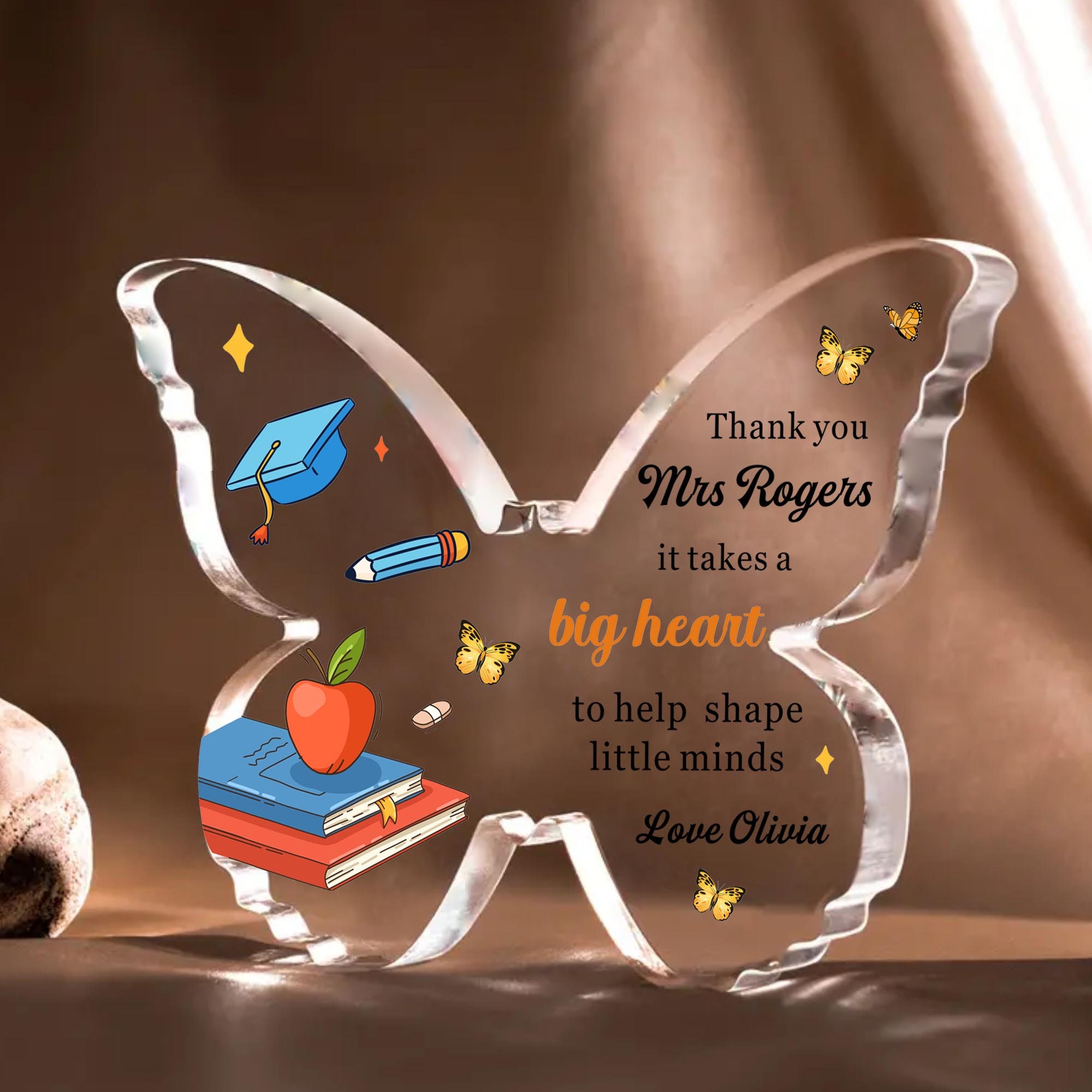 Thank You Teacher Gifts Personalised Thank You Gifts for Women Men