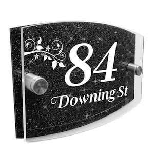 Personalised House Sign Plaque Door Number Gate Sign Address Numbers Plaques House Number Plaques Door Address Name Signs Plaques