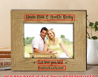 Personalised Wedding Photo Frame Grandad photo frames Custom Mothers Day  Gifts for Mum Grandma Nan Nanna Women Her 7