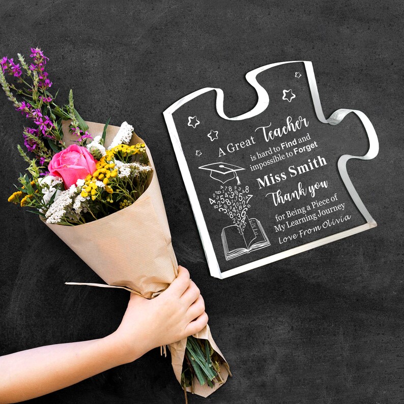 Thank You Teacher Gifts Personalised Thank You Gifts for Women Men