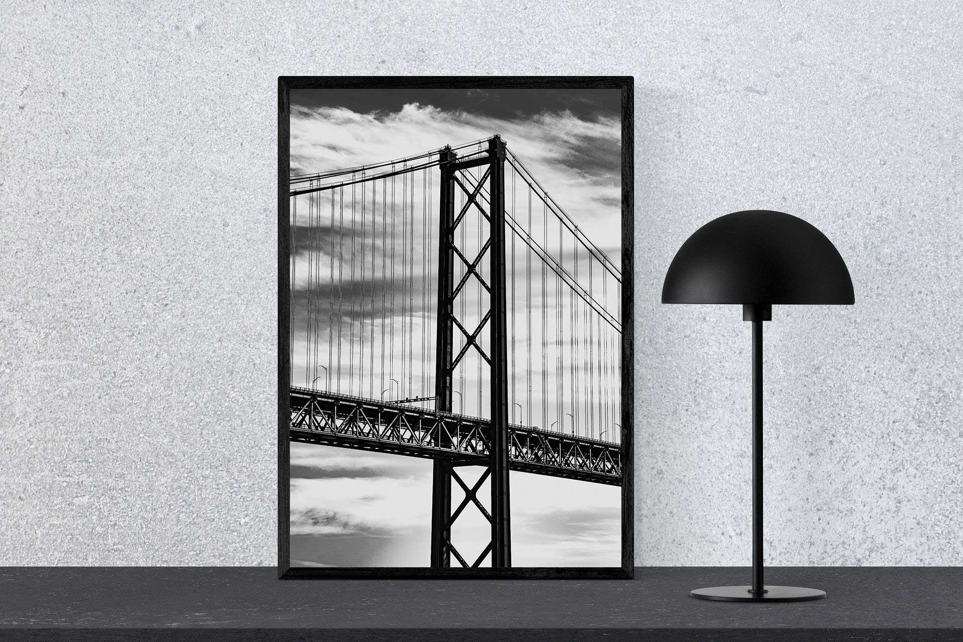 Affiche | Poster Tableau Photographie Décoration Murale Pont Du 25 Avril - Lisbonne