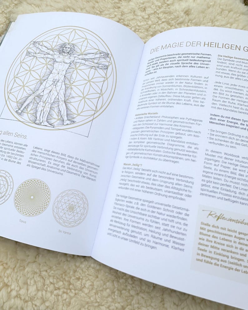 BOOK SoulpowerArt WORKBOOK A4 – Your intuition and the magic of sacred geometry. image 4